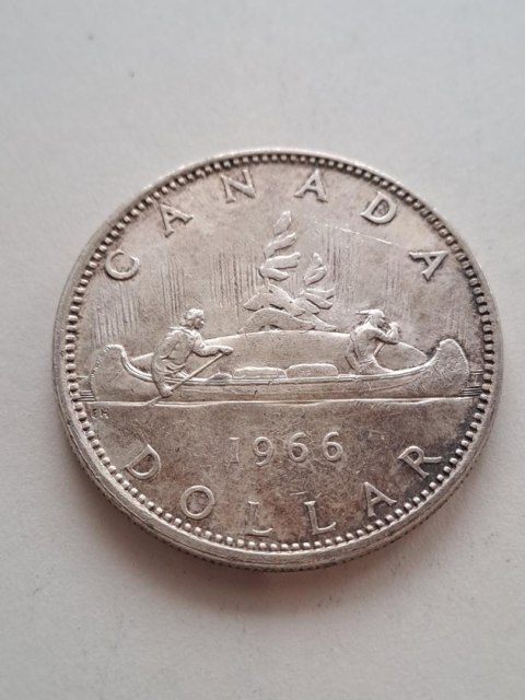 Kanada 1 dolar Elżbieta II 1966 r