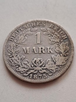 Niemcy 1 Marka Wilhelm I 1875 r G