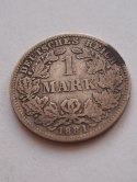 Niemcy 1 Marka Wilhelm I 1881 r D