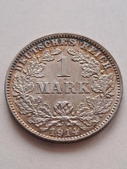 Niemcy 1 Marka Wilhelm I 1914 r J