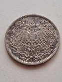 Niemcy 1/2 Marki Wilhelm II 1916 r A