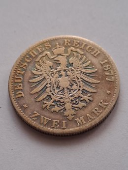 Niemcy 2 Marki Prusy 1877 r