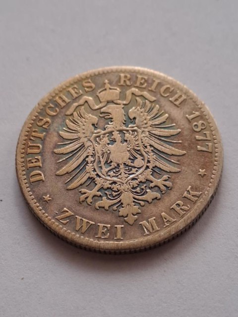 Niemcy 2 Marki Prusy 1877 r