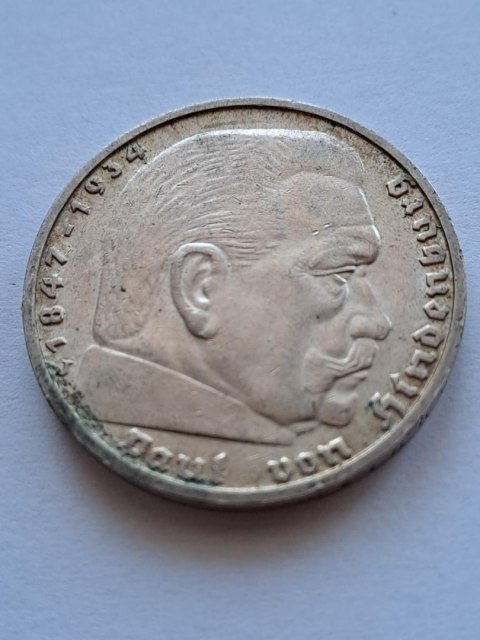 Niemcy 5 Marek Hindenburg 1939 r J