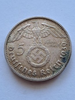 Niemcy 5 Marek Hindenburg 1939 r J