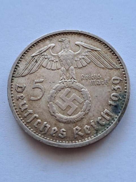 Niemcy 5 Marek Hindenburg 1939 r J