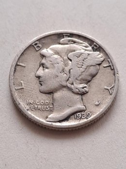 USA 10 Centów Mercury 1939 r