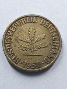 Niemcy 10 Pfennig 1950 r J
