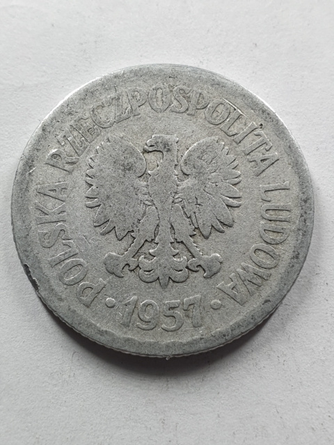 1 złoty 1957 r rzadki 1 złoty 1957 r rzadki