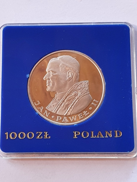 1000 zł Jan Paweł II 1982 r 1000 zł Jan Paweł II 1982 r