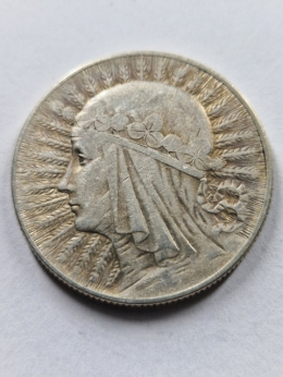 5 zł Głowa Kobiety 1933 r