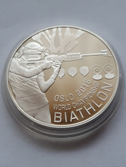 Białoruś 20 Rubli Biathlon 2016 r