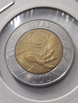 Włochy 500 Lirów 1991 r