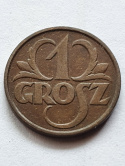 1 Grosz II RP 1928 r 1 Grosz II RP 1928 r