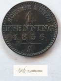 1 Pfenning Prusy 1856 r 1 Pfenning Prusy 1856 r