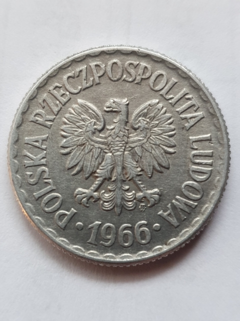1 złoty 1966 r 1 złoty 1966 r