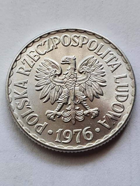 1 złoty 1976 r 1 złoty 1976 r