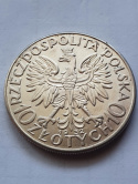 10 zł Głowa Kobiety 1932 r bez znaku 10 zł Głowa Kobiety 1932 r bez znaku