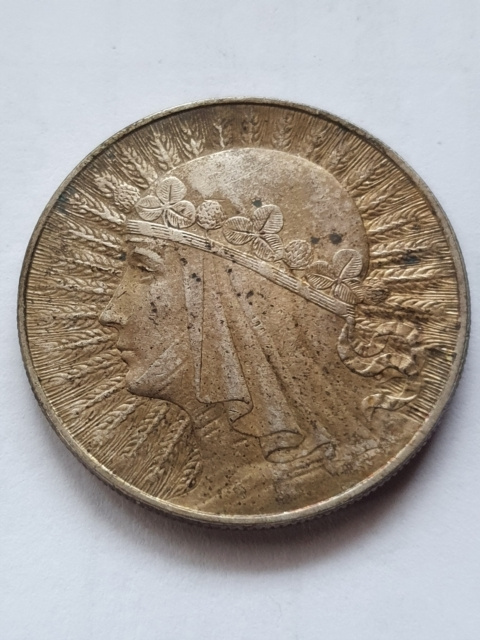 10 zł Głowa Kobiety 1932 r znak 10 zł Głowa Kobiety 1932 r znak