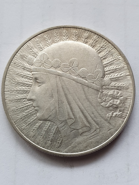 10 zł Głowa Kobiety 1933 r 10 zł Głowa Kobiety 1933 r