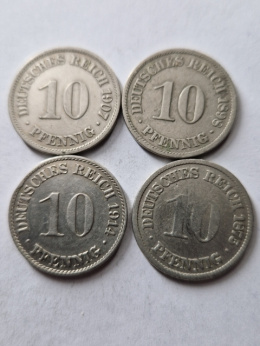 Niemcy 5 Pfenning Lot 5 szt monet