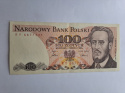 Banknot 100 zł Ludwik Waryński 1986 r seria RY Banknot 100 zł Ludwik Waryński 1986 r seria RY