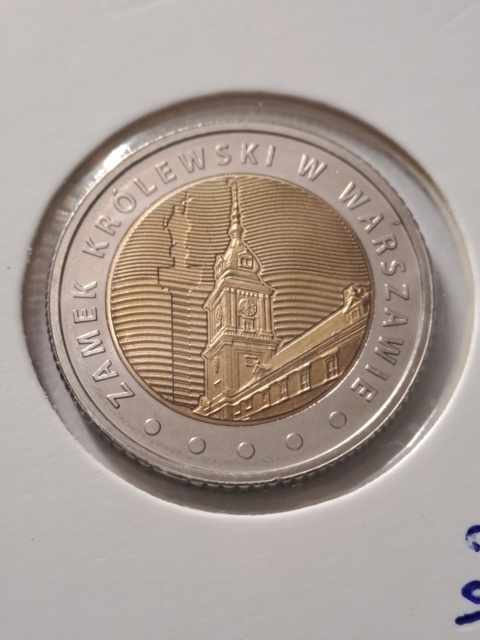 5 zł Zamek Królewski w Warszawie 2014 r