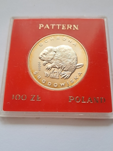 100 zł Ochrona Środowiska Bóbr 1978 r próba