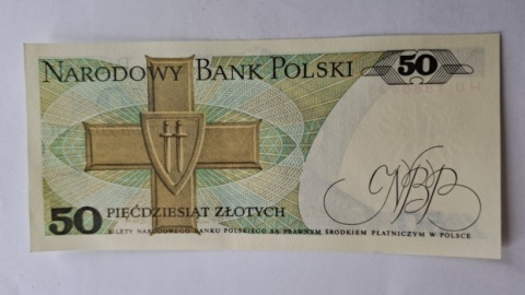 Banknot 50 zł Karol Świerczewski 1988 r seria HU Banknot 50 zł Karol Świerczewski 1988 r seria HU