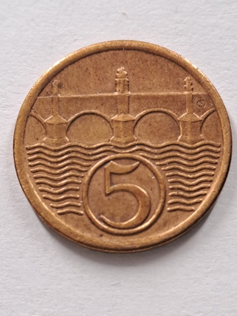 Czechosłowacja 5 Halerzy 1938 r Czechosłowacja 5 Halerzy 1938 r