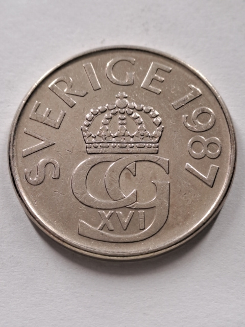 Szwecja 5 Koron 1985 r Szwecja 5 Koron 1985 r