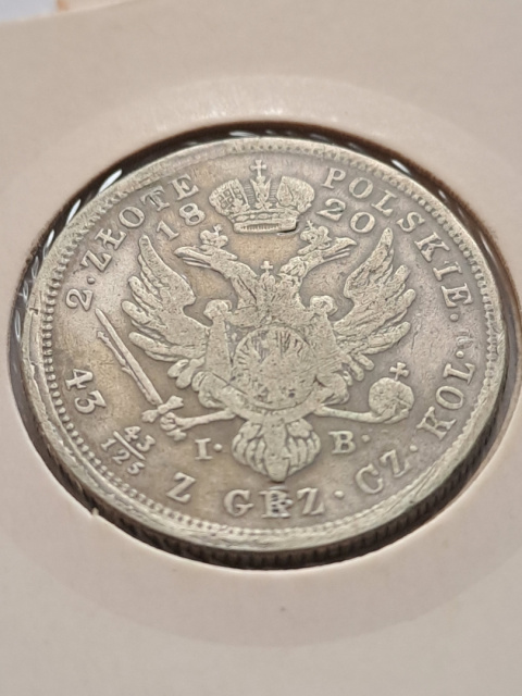 2 Złote Aleksander I 1820 r