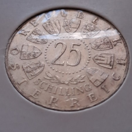 Austria 25 Schilling 1958 r Austria 25 Schilling 1958 r
