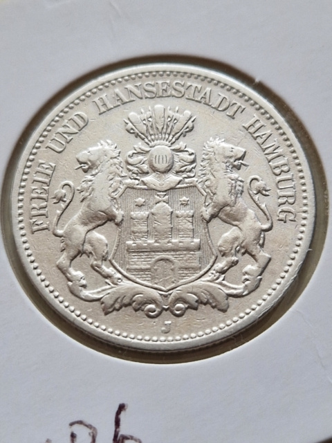 Niemcy 2 Marki Hamburg 1896 r Niemcy 2 Marki Hamburg 1896 r
