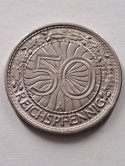 Niemcy 50 Pfennig 1929 r Niemcy 50 Pfennig 1929 r