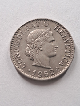 Szwajcaria 10 Rappen 1962 r