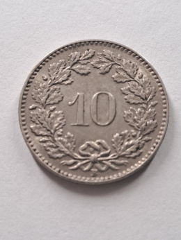 Szwajcaria 10 Rappen 1962 r