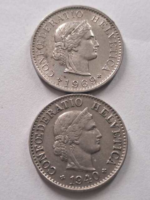 Szwajcaria 5 Rappen 1940-1969 r Szwajcaria 5 Rappen 1940-1969 r