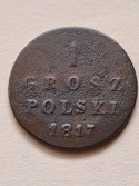 Królestwo Polskie 1 Grosz Polski 1817 r Królestwo Polskie 1 Grosz Polski 1817 r