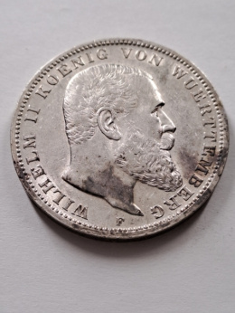 Niemcy 3 Marki Wirtembergia 1910 r