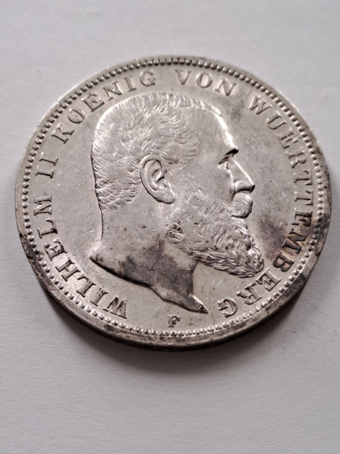 Niemcy 3 Marki Wirtembergia 1910 r Niemcy 3 Marki Wirtembergia 1910 r