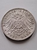 Niemcy 3 Marki Wirtembergia 1910 r Niemcy 3 Marki Wirtembergia 1910 r