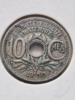Francja 10 Centimes 1930 r