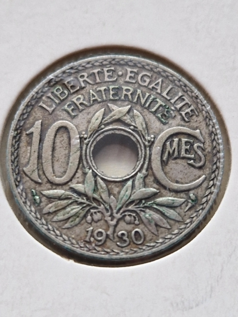 Francja 10 Centimes 1930 r Francja 10 Centimes 1930 r