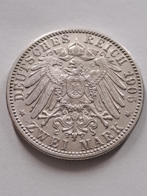 Niemcy 2 Marki Badenia 1905 r Niemcy 2 Marki Badenia 1905 r