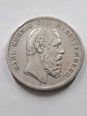 Niemcy 5 Marek Wirtembergia 1876 r Niemcy 5 Marek Wirtembergia 1876 r