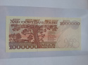 Banknot 1000000 zł W. Reymont 1991 r Banknot 1000000 zł W. Reymont 1991 r