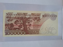 Banknot 1000000 zł W. Reymont 1991 r Banknot 1000000 zł W. Reymont 1991 r