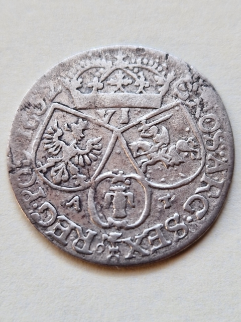 Szóstak Koronny Jan II Kazimierz 1662 r AT Szóstak Koronny Jan II Kazimierz 1662 r AT