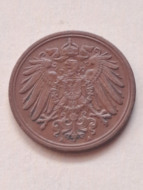 Niemcy 1 Pfenning Wilhelm II 1913 r A Niemcy 1 Pfenning Wilhelm II 1913 r A